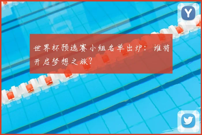 世界杯预选赛小组名单出炉：谁将开启梦想之旅？